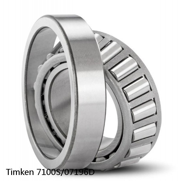 7100S/07196D Timken Tapered Roller Bearing #1 image